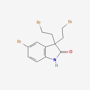 5-Bromo-3,3-bis(2-bromoethyl)indolin-2-one