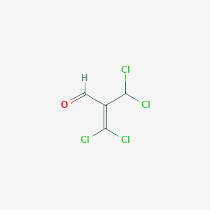 molecular formula C4H2Cl4O B087388 Acrolein, 3,3-dichloro-2-(dichloromethyl)- CAS No. 14129-84-1