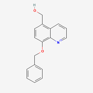molecular formula C17H15NO2 B8738808 (8-(Benzyloxy)quinolin-5-yl)methanol CAS No. 108835-25-2