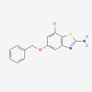5-(Benzyloxy)-7-bromobenzo[d]thiazol-2-amine