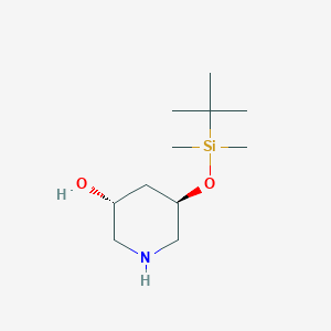 (3R,5R)-5-(tert-butyldimethylsilyloxy)piperidin-3-ol