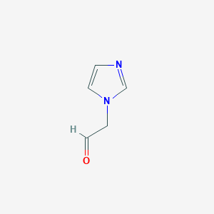 molecular formula C5H6N2O B8738884 2-(1H-Imidazol-1-yl)acetaldehyde 