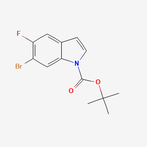 6-bromo-5-fluoro-1H-Indole-1-carboxylic acid 1,1-dimethylethyl ester