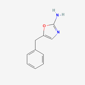 molecular formula C10H10N2O B8738899 5-Benzyloxazol-2-amine CAS No. 33124-08-2