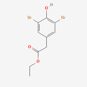 Benzeneacetic acid, 3,5-dibromo-4-hydroxy-, ethyl ester