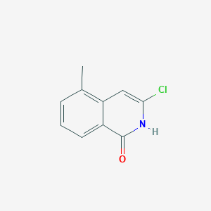 molecular formula C10H8ClNO B8738948 3-Chloro-5-methyl-2H-isoquinolin-1-one 