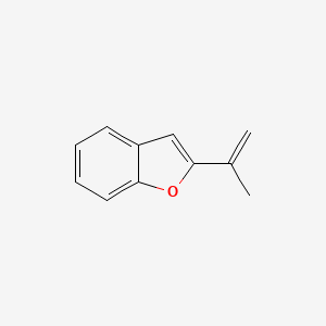 molecular formula C11H10O B8738973 2-Isopropenylbenzofuran 