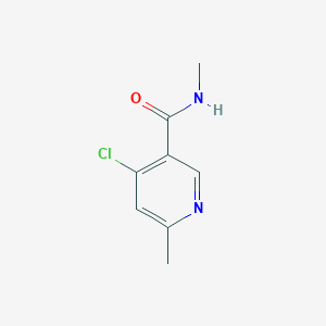 4-Chloro-6,N-dimethylnicotinamide