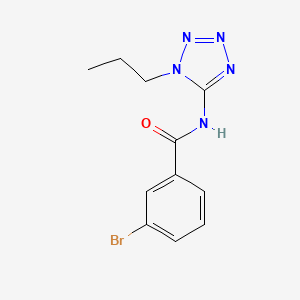 3-bromo-N-(1-propyl-1H-tetrazol-5-yl)benzamide