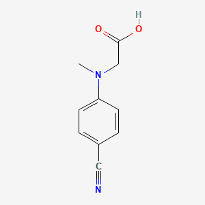 molecular formula C10H10N2O2 B8739041 n-(4-Cyanophenyl)-n-methylglycine CAS No. 152085-47-7