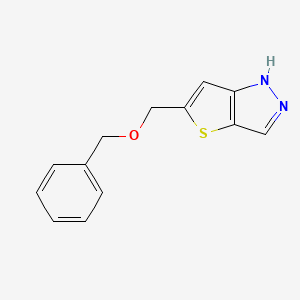 5-((Benzyloxy)methyl)-1H-thieno[3,2-c]pyrazole