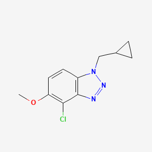 4-chloro-1-(cyclopropylmethyl)-5-methoxy-1H-benzotriazole