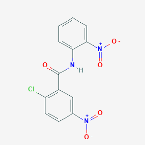 molecular formula C13H8ClN3O5 B8739090 2-Chloro-5-nitro-N-(2-nitro-phenyl)benzamide 