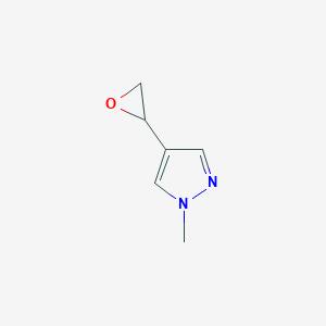 molecular formula C6H8N2O B8739093 1-methyl-4-(oxiran-2-yl)-1H-pyrazole 