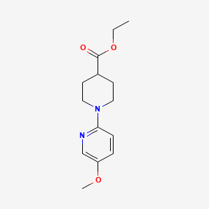 Ethyl 1-(5-methoxypyridin-2-yl)piperidine-4-carboxylate