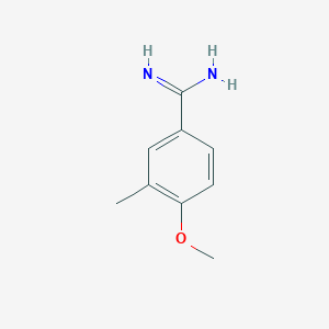 molecular formula C9H12N2O B8739127 4-Methoxy-3-methylbenzimidamide 