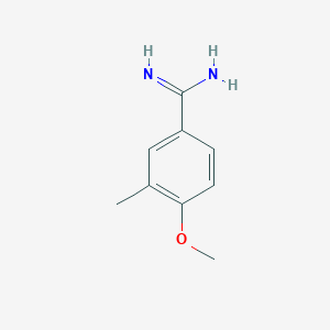 molecular formula C9H12N2O B8739127 4-Methoxy-3-methylbenzamidine 