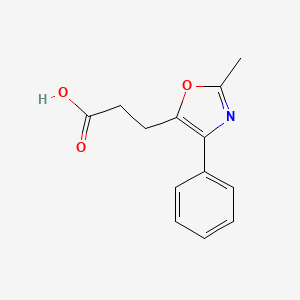 3-(2-Methyl-4-phenyl-1,3-oxazol-5-yl)propanoic acid