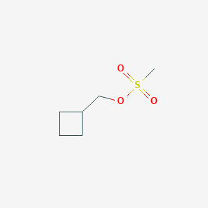 molecular formula C6H12O3S B8739240 Cyclobutylmethyl methanesulfonate 