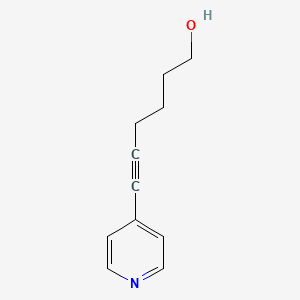 6-(4-Pyridinyl)-5-hexyn-1-ol