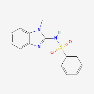 B8739588 N-(1-Methyl-1H-benzimidazol-2-yl)-benzenesulfonamide CAS No. 173374-93-1