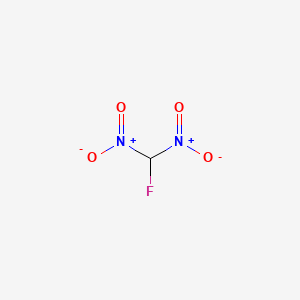 molecular formula CHFN2O4 B8739663 Methane, dinitrofluoro- CAS No. 7182-87-8