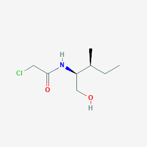 (2S,3S)-N-Chloroacetyl-2-hydroxymethyl-3-methylpentylamine
