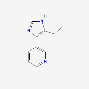 3-(4-Ethyl-1H-imidazol-5-yl)pyridine