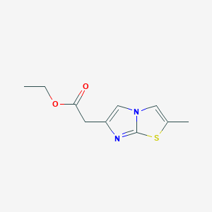 Ethyl 2-(2-methylimidazo[2,1-b]thiazol-6-yl)acetate