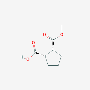 (1S,2R)-2-(methoxycarbonyl)cyclopentanecarboxylic acid