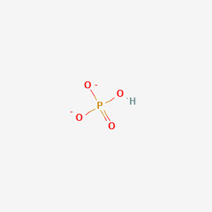 molecular formula H2O4P- B8739917 Hydrogen phosphate CAS No. 29505-79-1