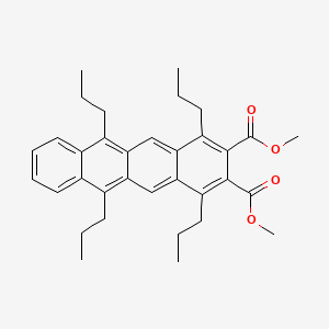 Dimethyl 1,4,6,11-tetrapropylnaphthacene-2,3-dicarboxylate