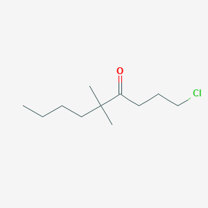 molecular formula C11H21ClO B8739940 1-Chloro-5,5-dimethyl-4-nonanone CAS No. 54131-66-7