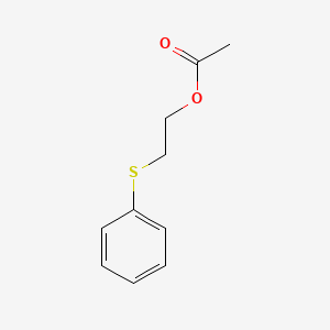 molecular formula C10H14O3S B8739947 beta-Phenylthioethyl acetate CAS No. 20965-30-4
