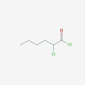 molecular formula C6H10Cl2O B8739954 2-Chlorohexanoyl chloride CAS No. 43056-19-5