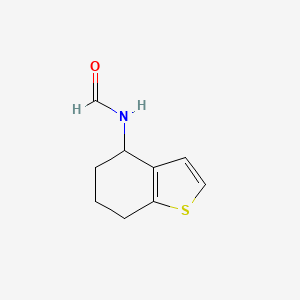 molecular formula C9H11NOS B8739992 Formamide, N-(4,5,6,7-tetrahydrobenzo[b]thien-4-yl)- CAS No. 58094-06-7