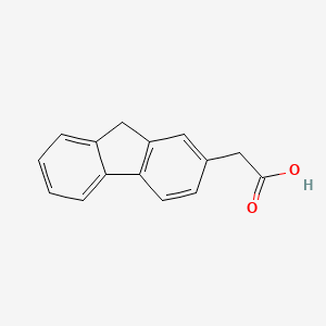 molecular formula C15H12O2 B8740000 2-Fluoreneacetic acid 