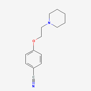 4-(2-Piperidin-1-ylethoxy)benzonitrile