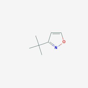 molecular formula C7H11NO B8740021 3-(tert-Butyl)isoxazole CAS No. 1003-86-7