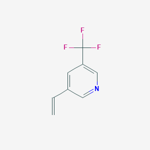 molecular formula C8H6F3N B8740045 3-(Trifluoromethyl)-5-vinylpyridine CAS No. 1147939-23-8