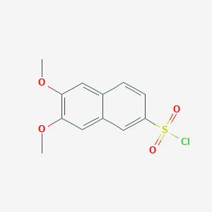 B8740053 6,7-Dimethoxynaphthalene-2-sulfonyl chloride CAS No. 63093-17-4
