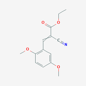 Ethyl alpha-cyano-2,5-dimethoxycinnamate