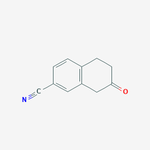 7-Oxo-5,6,7,8-tetrahydronaphthalene-2-carbonitrile