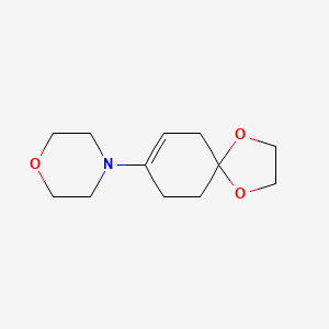 Morpholine, 4-(1,4-dioxaspiro[4.5]dec-7-en-8-yl)-