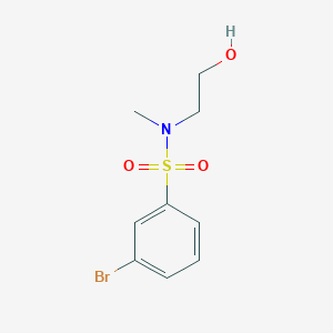 3-bromo-N-(2-hydroxy-ethyl)-N-methyl-benzenesulfonamide