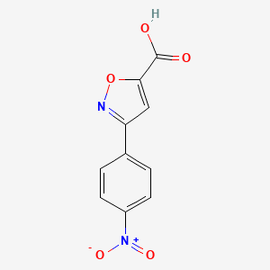 3-(4-Nitrophenyl)isoxazole-5-carboxylic acid