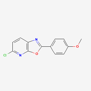 5-Chloro-2-(4-methoxyphenyl)oxazolo[5,4-B]pyridine
