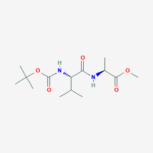 (S)-Methyl 2-((S)-2-((tert-butoxycarbonyl)amino)-3-methylbutanamido)propanoate