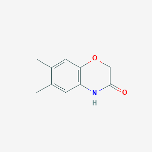 molecular formula C10H11NO2 B8740305 6,7-dimethyl-2H-1,4-benzoxazin-3(4H)-one 