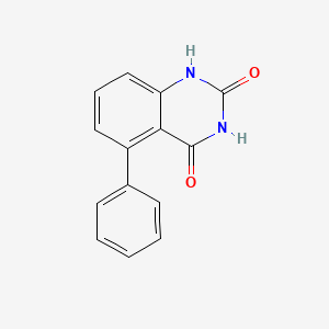 molecular formula C14H10N2O2 B8740312 5-phenylquinazoline-2,4(1H,3H)-dione 